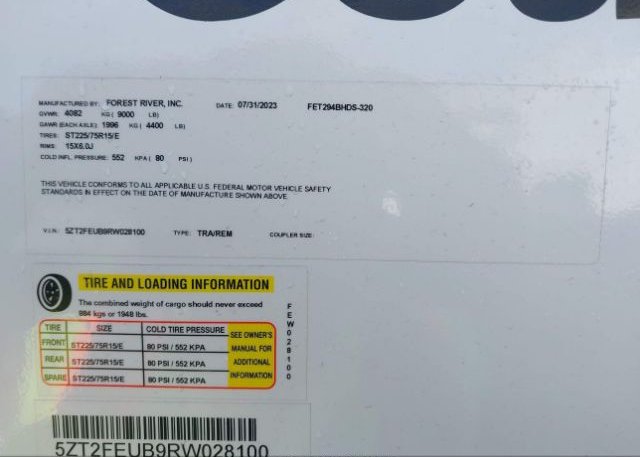 2024 FREEDOM EXPRESS OTHER(VIN: 5ZT2FEUB9RW028100
