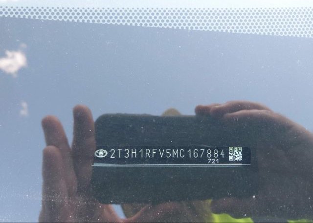 2021 TOYOTA RAV4(VIN: 2T3H1RFV5MC167884