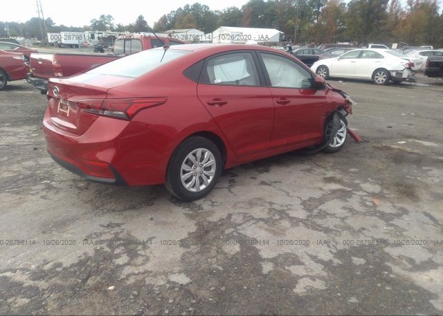 цена в сша 2018 HYUNDAI ACCENT 3KPC24A36JE017109