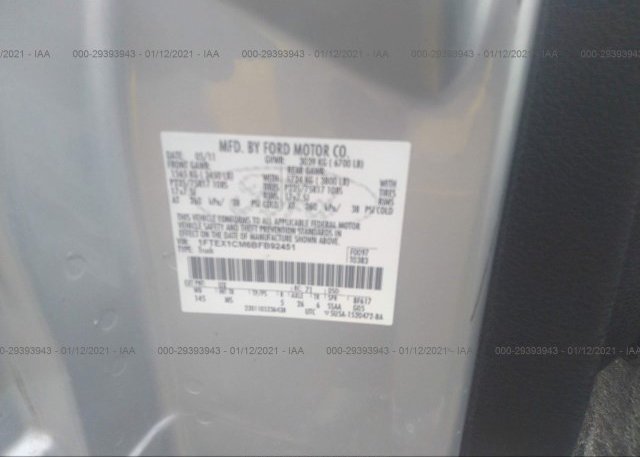 1FTEX1CM6BFB92451 2011 FORD F-150