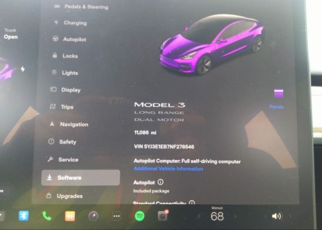 2022 TESLA MODEL 3(VIN: 5YJ3E1EB7NF278546