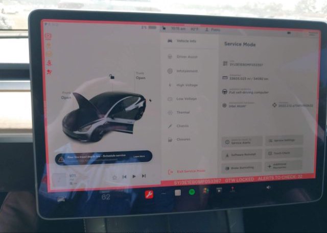 2021 TESLA MODEL 3(VIN: 5YJ3E1EB0MF053397