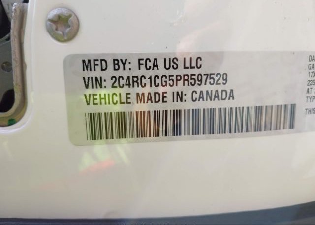 2023 CHRYSLER VOYAGER(VIN: 2C4RC1CG5PR597529