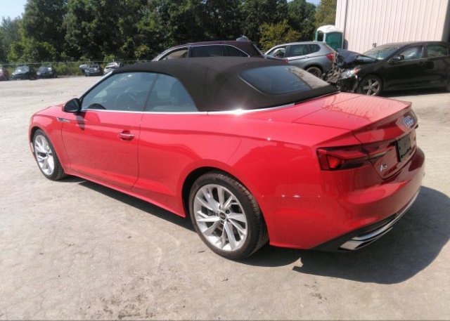 2022 AUDI A5 CABRIOLET VIN: WAU2AGF57NN006032