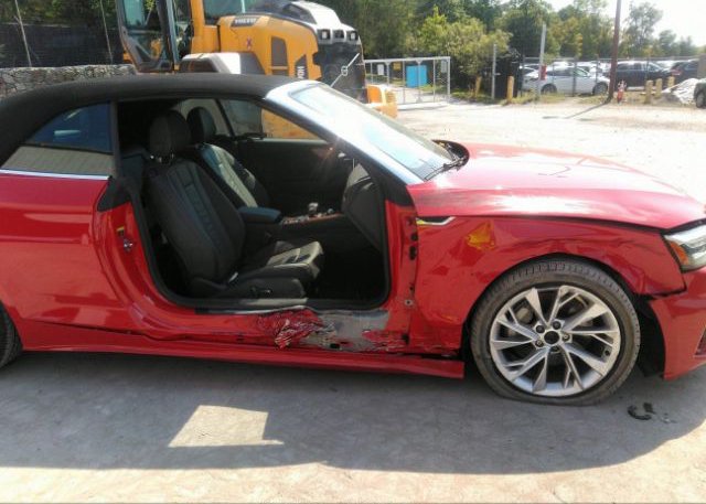 2022 AUDI A5 CABRIOLET VIN: WAU2AGF57NN006032
