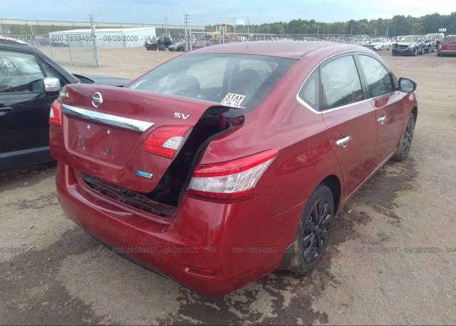 цена в сша 2014 NISSAN SENTRA 3N1AB7AP2EY247569