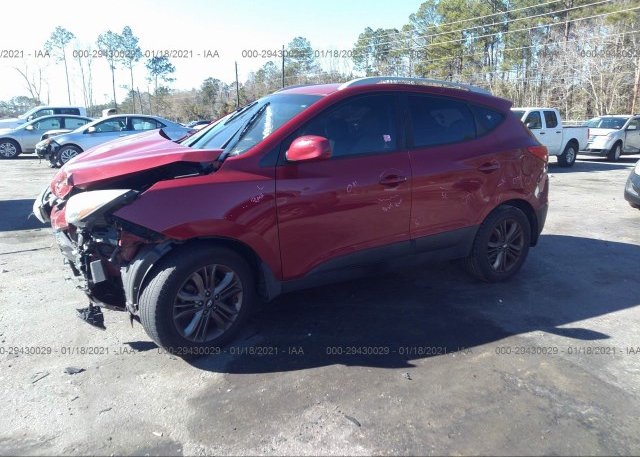 из сша 2014 HYUNDAI TUCSON KM8JU3AG5EU853401