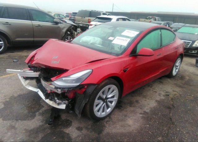 2022 TESLA MODEL 3(VIN: 5YJ3E1EB8NF176561