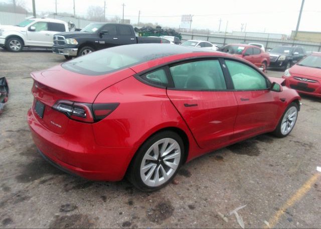 2022 TESLA MODEL 3(VIN: 5YJ3E1EB8NF176561