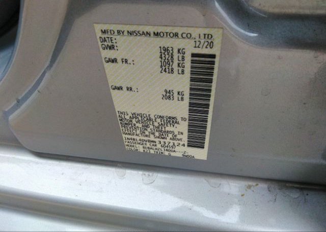 2021 NISSAN ALTIMA(VIN: 1N4BL4DV8MN337124