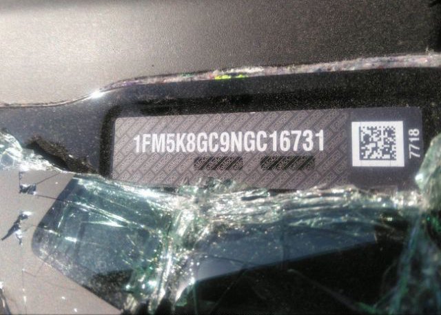 2022 FORD EXPLORER(VIN: 1FM5K8GC9NGC16731