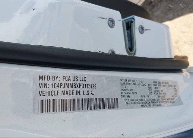 2023 JEEP CHEROKEE(VIN: 1C4PJMMBXPD113729