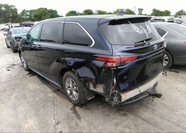 2021 TOYOTA SIENNA(VIN: 5TDYRKEC5MS049253