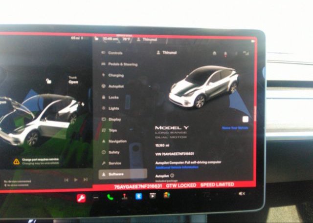 2022 TESLA MODEL Y(VIN: 7SAYGAEE7NF316631