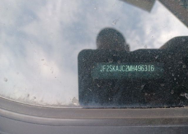 2021 SUBARU FORESTER(VIN: JF2SKAJC2MH496316