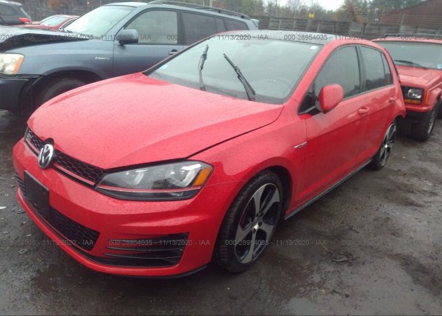 из сша 2016 VOLKSWAGEN GOLF GTI 3VW5T7AUXGM021112
