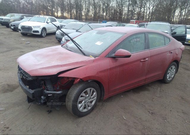 из сша 2017 HYUNDAI ELANTRA 5NPD74LF0HH061707