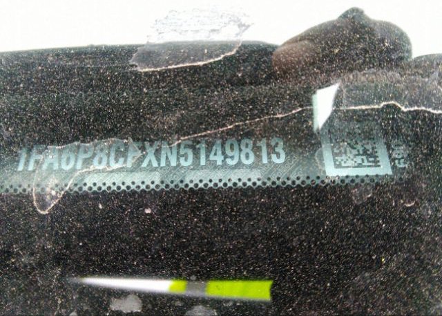 2022 FORD MUSTANG(VIN: 1FA6P8CFXN5149813