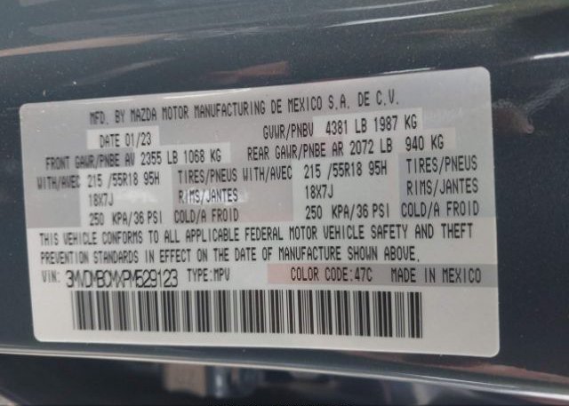 2023 MAZDA CX-30(VIN: 3MVDMBCMXPM529123