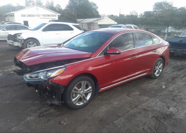 из сша 2018 HYUNDAI SONATA 5NPE34AF9JH697387