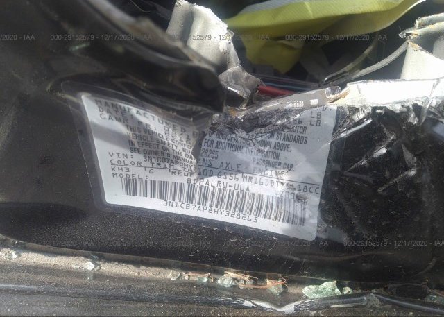 3N1CB7AP8HY328265 2017 NISSAN SENTRA