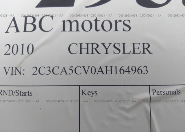 2C3CA5CV0AH164963 2010 CHRYSLER 300