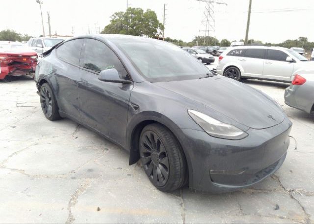 2021 TESLA MODEL Y (VIN: 5YJYGDEF4MF121687)