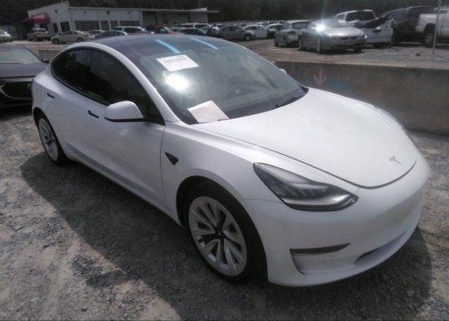 2022 TESLA MODEL 3(VIN: 5YJ3E1EB3NF244345