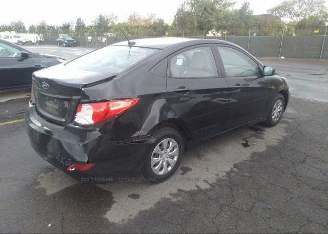 цена в сша 2016 HYUNDAI ACCENT KMHCT4AEXGU066673