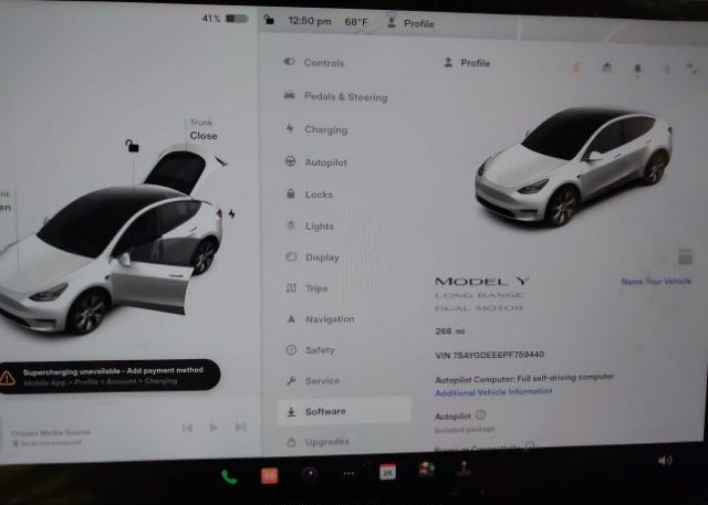 2023 TESLA MODEL Y(VIN: 7SAYGDEE6PF759440