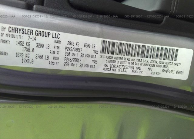 1C4RJFAG7EC577794 2014 JEEP GRAND CHEROKEE