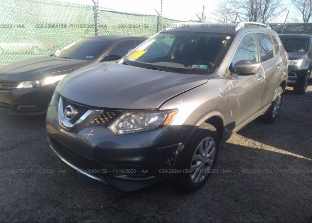 из сша 2016 NISSAN ROGUE KNMAT2MV4GP609459