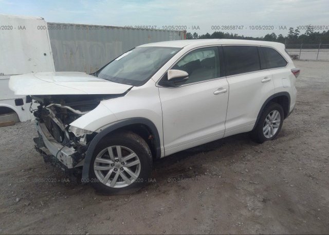 из сша 2014 TOYOTA HIGHLANDER 5TDZARFH9ES006521
