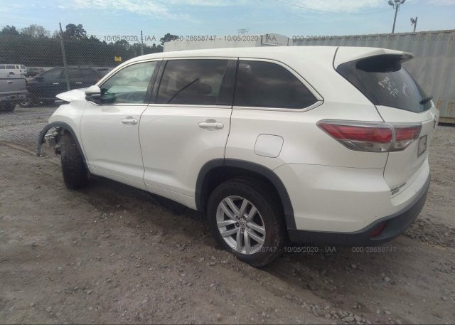 купить 2014 TOYOTA HIGHLANDER 5TDZARFH9ES006521