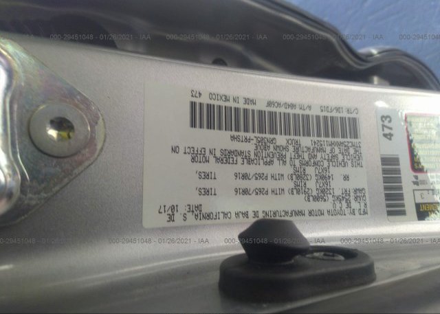 3TMCZ5ANXHM115241 2017 TOYOTA TACOMA