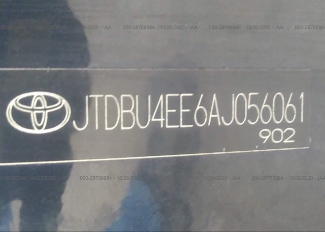 JTDBU4EE6AJ056061 2010 TOYOTA COROLLA