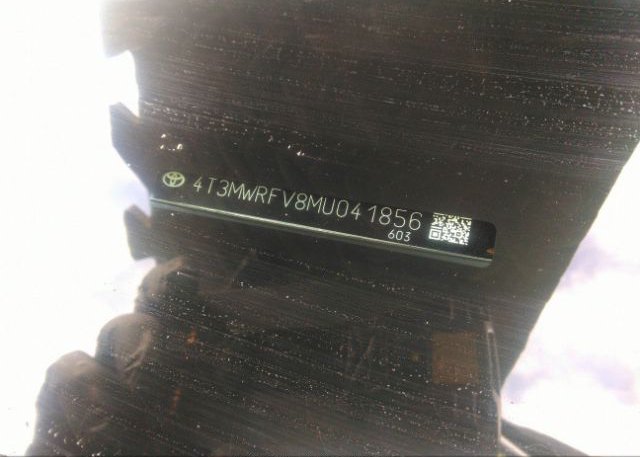 2021 TOYOTA RAV4(VIN: 4T3MWRFV8MU041856