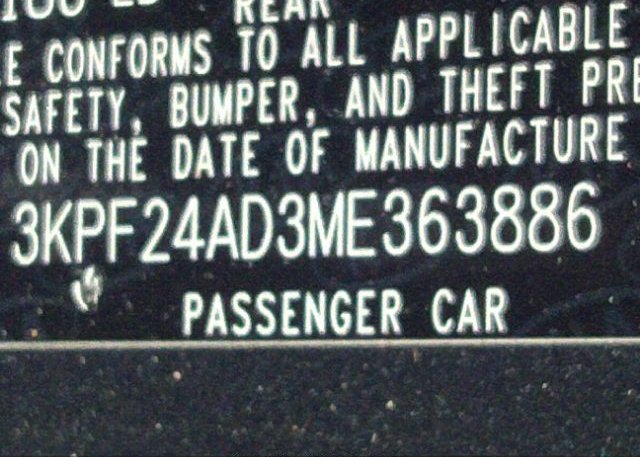 2021 KIA FORTE(VIN: 3KPF24AD3ME363886