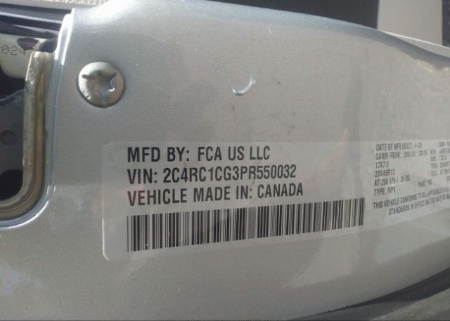 2023 CHRYSLER VOYAGER(VIN: 2C4RC1CG3PR550032
