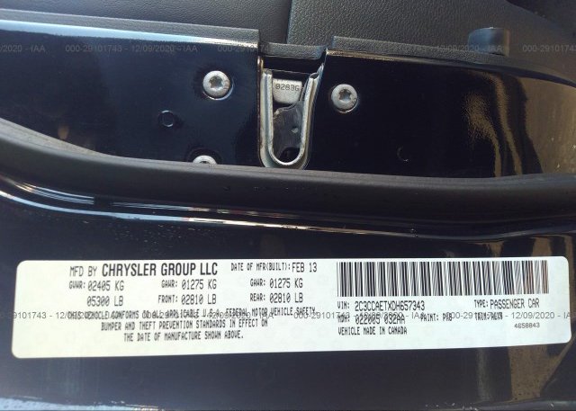2C3CCAETXDH657343 2013 CHRYSLER 300