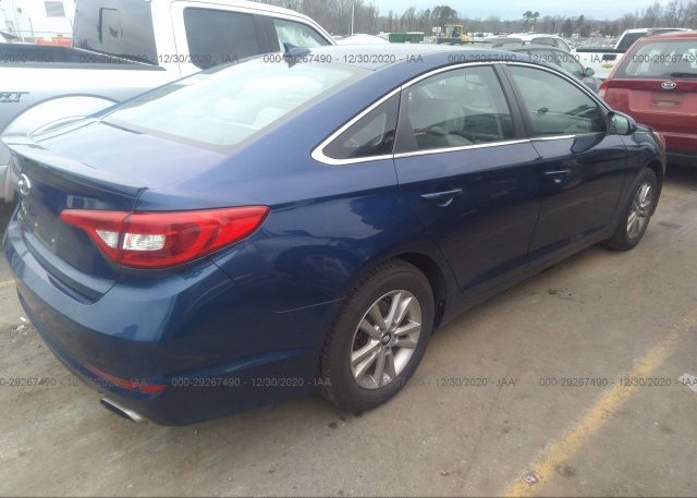 цена в сша 2016 HYUNDAI SONATA 5NPE24AF7GH304742