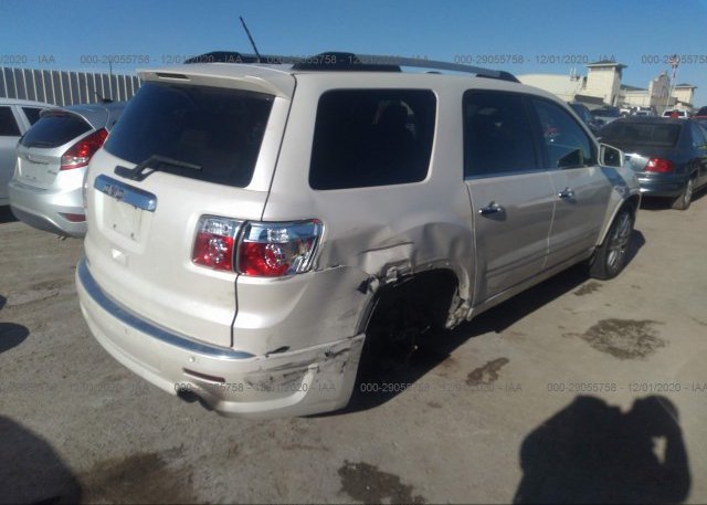 цена в сша 2012 GMC ACADIA 1GKKRTED1CJ175842