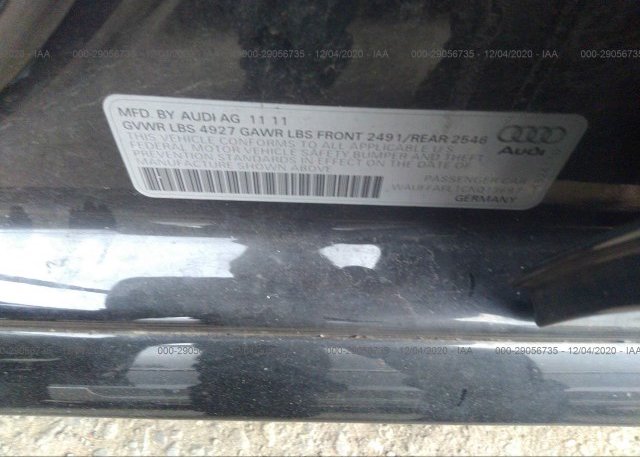 WAUFFAFL1CN013697 2012 AUDI A4