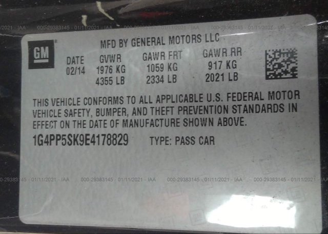 1G4PP5SK9E4178829 2014 BUICK VERANO