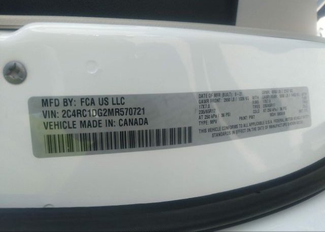 2021 CHRYSLER VOYAGER(VIN: 2C4RC1DG2MR570721