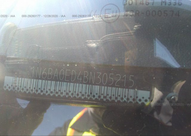 1N6BA0ED4BN305215 2011 NISSAN TITAN
