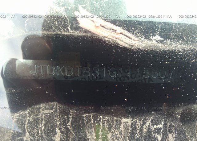 JTDKDTB31G1115507 2016 TOYOTA PRIUS C