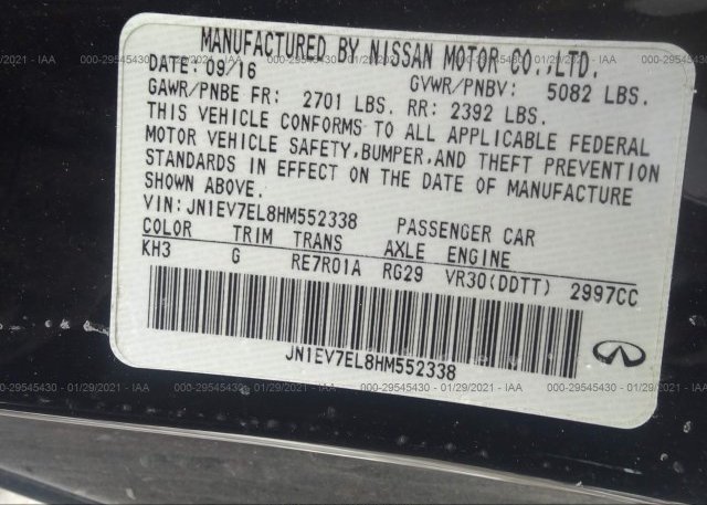 JN1EV7EL8HM552338 2017 INFINITI Q60