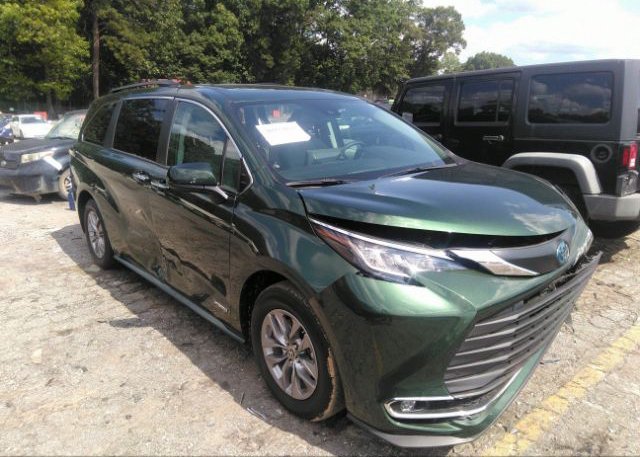 2021 TOYOTA SIENNA(VIN: 5TDYRKEC1MS065045