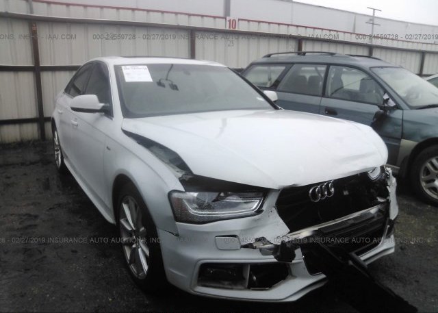 Wauefafl0ea074612 Salvage Title White Audi A4 At Houston Tx
